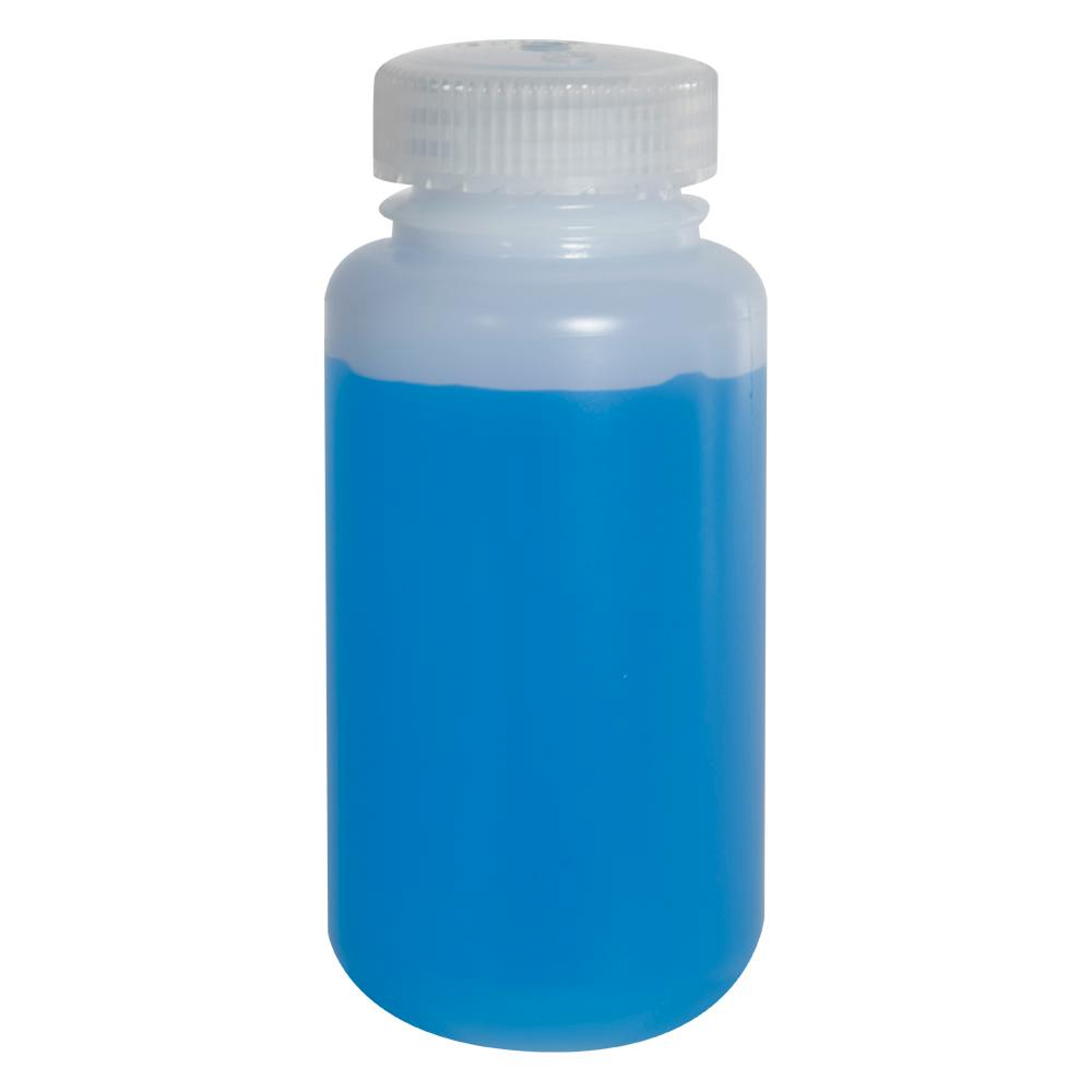 8 oz./250mL Nalgene™ Lab Quality Wide Mouth HDPE Bottle with 43mm Cap