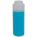 8 oz. Natural LDPE Wide Mouth Cylindrical Bottle with 38/400 Neck (Cap Sold Separately)