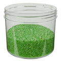 32 oz. Clear Polystyrene Straight-Sided Round Jar with 120/400 Neck (Cap Sold Separately)