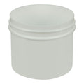 2 oz. White Polypropylene Straight-Sided Round Jar with 58/400 Neck (Cap Sold Separately)