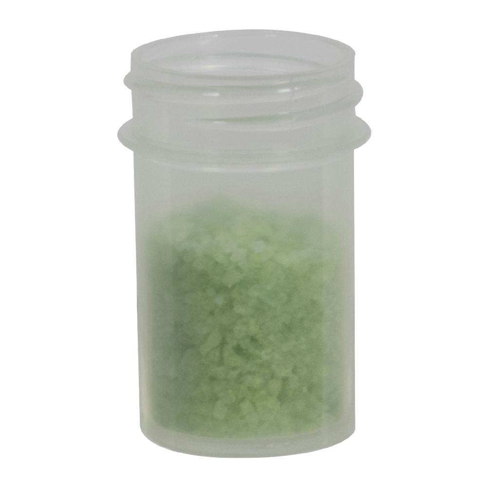 3/4 oz. Natural Polypropylene Straight-Sided Round Jar with 33/400 Neck (Cap Sold Separately)