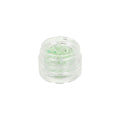 1/8 oz. Clear Polystyrene Straight-Sided Thick-Walled Round Jar with 33/400 Neck (Cap Sold Separately)