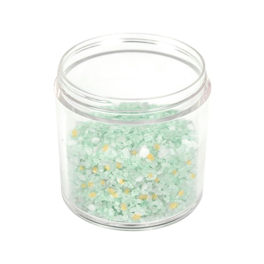 6 oz. Clear Polystyrene Straight-Sided Thick-Walled Round Jar with 70/400 Neck (Cap Sold Separately)