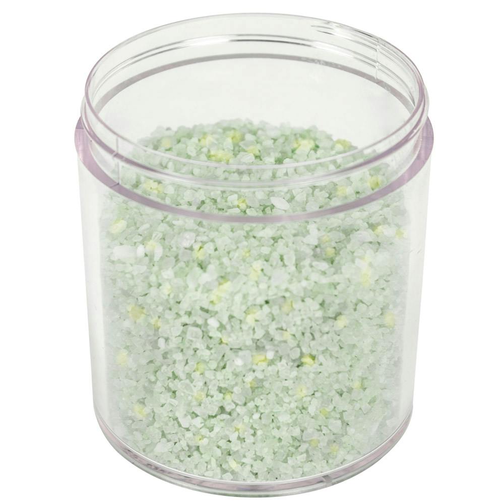 16 oz. Clear Polystyrene Straight-Sided Thick-Walled Round Jar with 89/400 Neck (Cap Sold Separately)