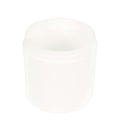 6 oz. White Polypropylene Straight-Sided Thick-Walled Round Jar with 70/400 Neck (Cap Sold Separately)