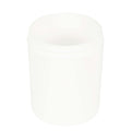 8 oz. White Polypropylene Straight-Sided Thick-Walled Round Jar with 70/400 Neck (Cap Sold Separately)