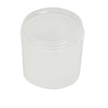 6 oz. Natural Polypropylene Straight-Sided Thick-Walled Round Jar with 70/400 Neck (Cap Sold Separately)