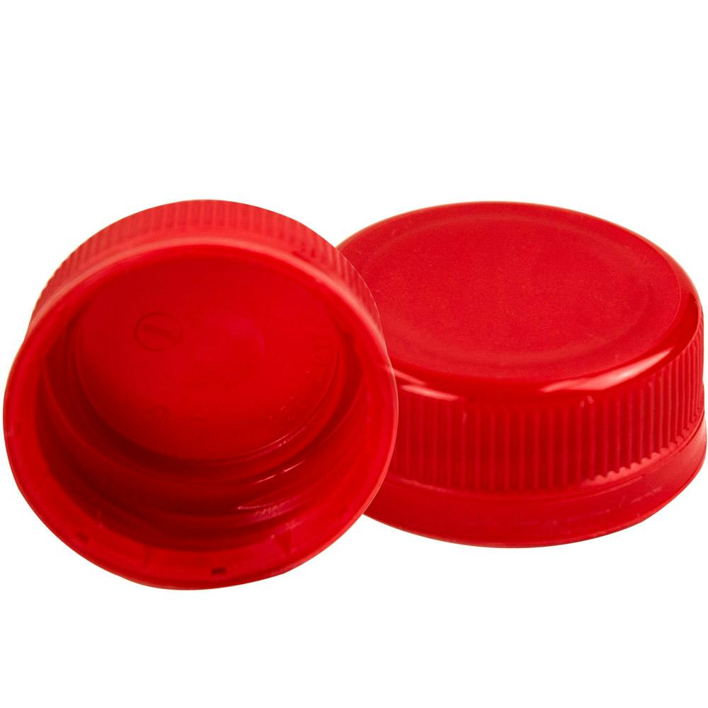 38mm DBJ Red HDPE Tamper Evident Screw Cap
