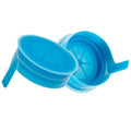 38mm STT Light Blue LDPE Tamper-Evident Snap-On Cap