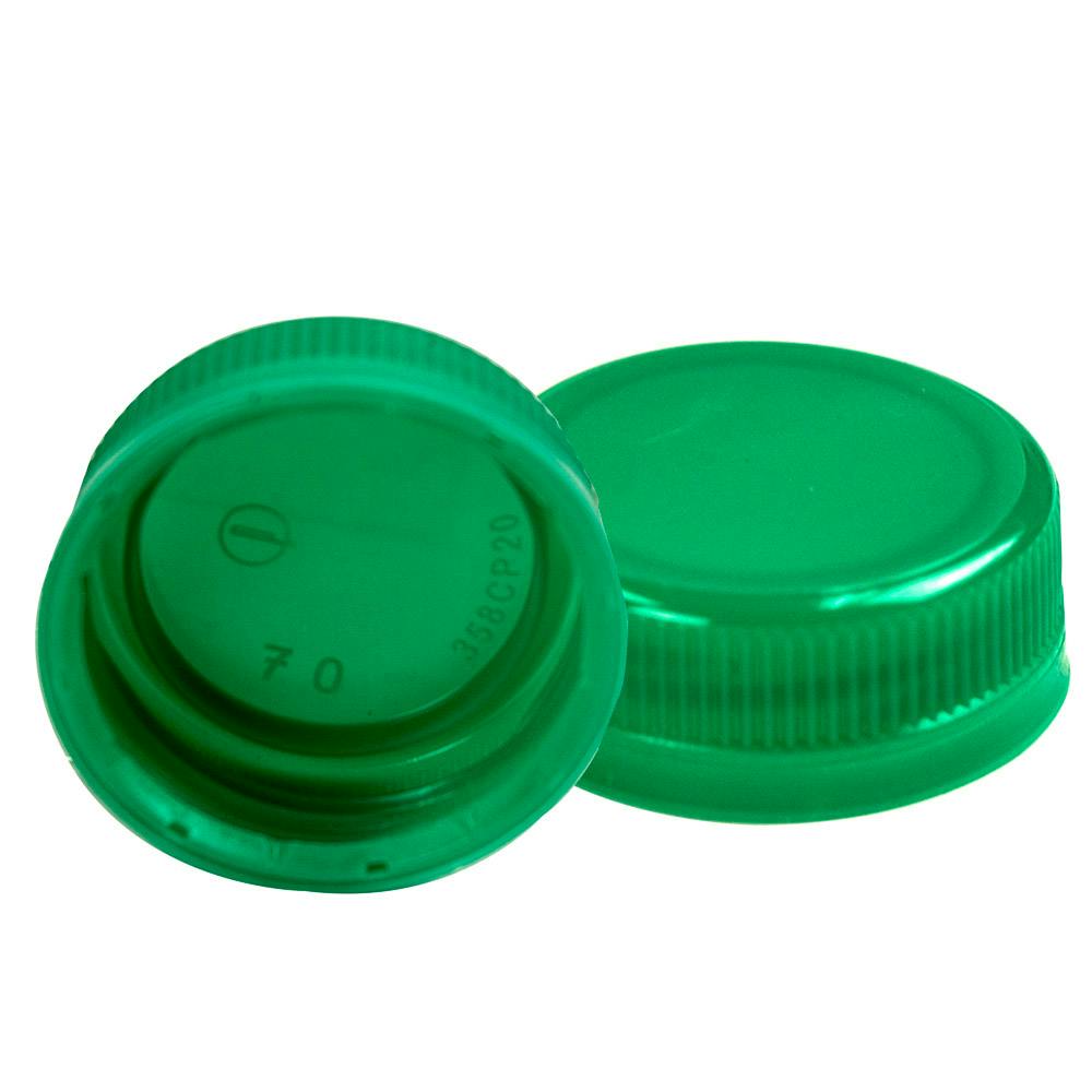 38mm SSJ Green LDPE Tamper Evident Screw On Cap