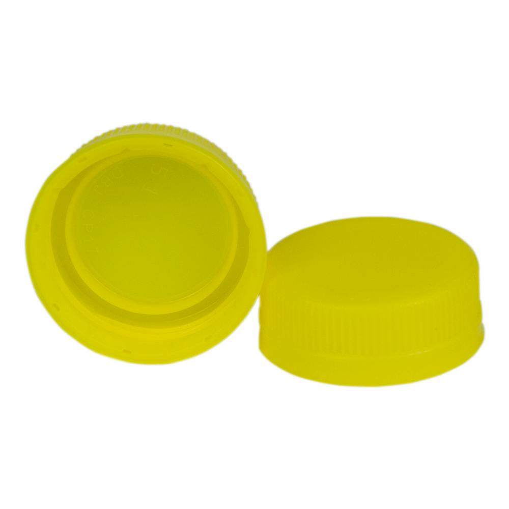 38mm DBJ Yellow HDPE Tamper Evident Screw Cap