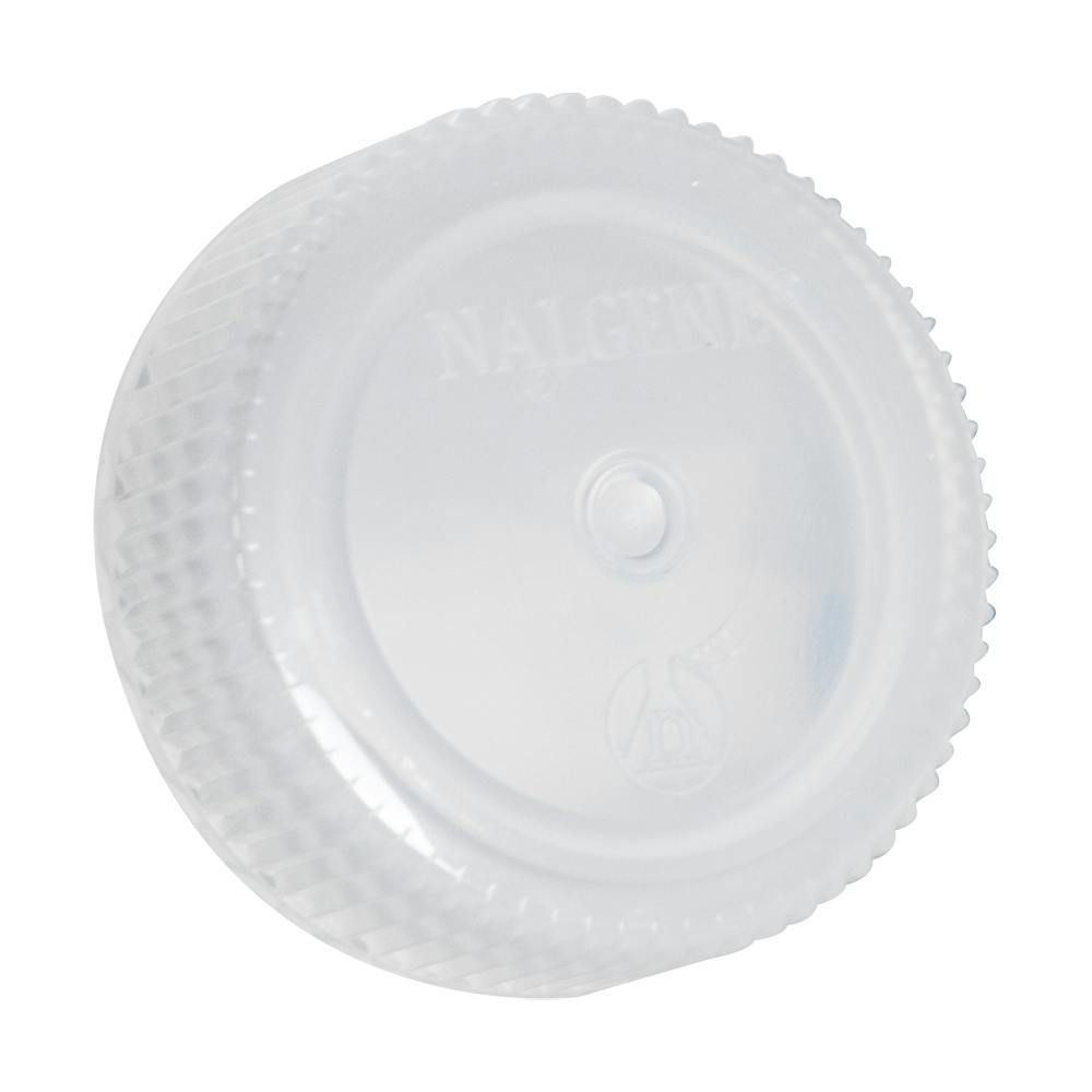 28mm Nalgene™ Natural Polypropylene Closures - Package of 12