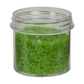 3 oz. Clear Polystyrene Straight-Sided Round Jar with 58/400 Neck (Cap Sold Separately)