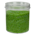 40 oz. Clear Polystyrene Straight-Sided Round Jar with 120/400 Neck (Cap Sold Separately)