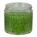 3 oz. Clear Polystyrene Straight-Sided Thick-Walled Round Jar with 58/400 Neck (Cap Sold Separately)