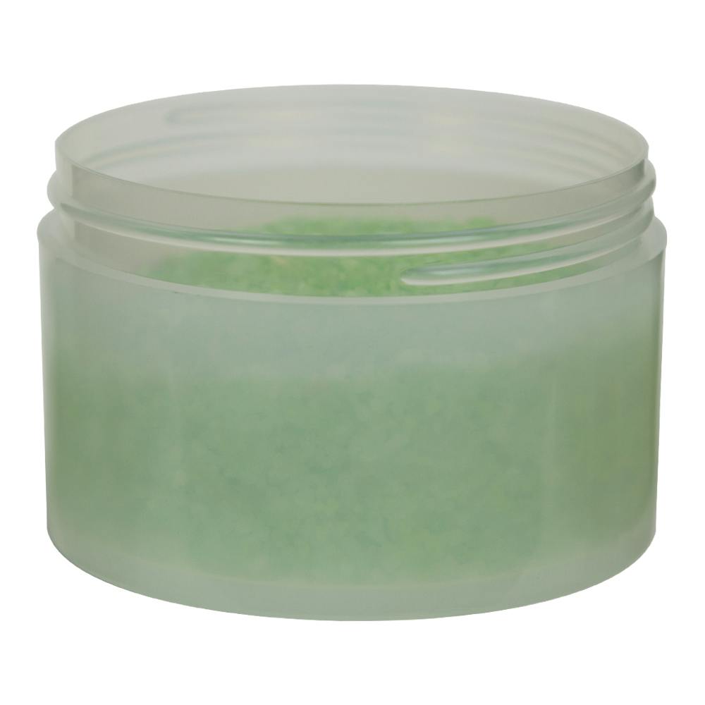 10 oz. Natural Polypropylene Straight-Sided Thick-Walled Round Jar with 100/400 Neck (Cap Sold Separately)
