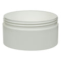 16 oz. White Polypropylene Straight-Sided Thick-Walled Round Jar with 120/400 Neck (Cap Sold Separately)