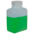8 oz./250mL Nalgene™ HDPE Rectangular Bottle with 38mm Cap