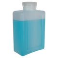 64 oz./2000mL Nalgene™ HDPE Rectangular Bottle with 63mm Cap