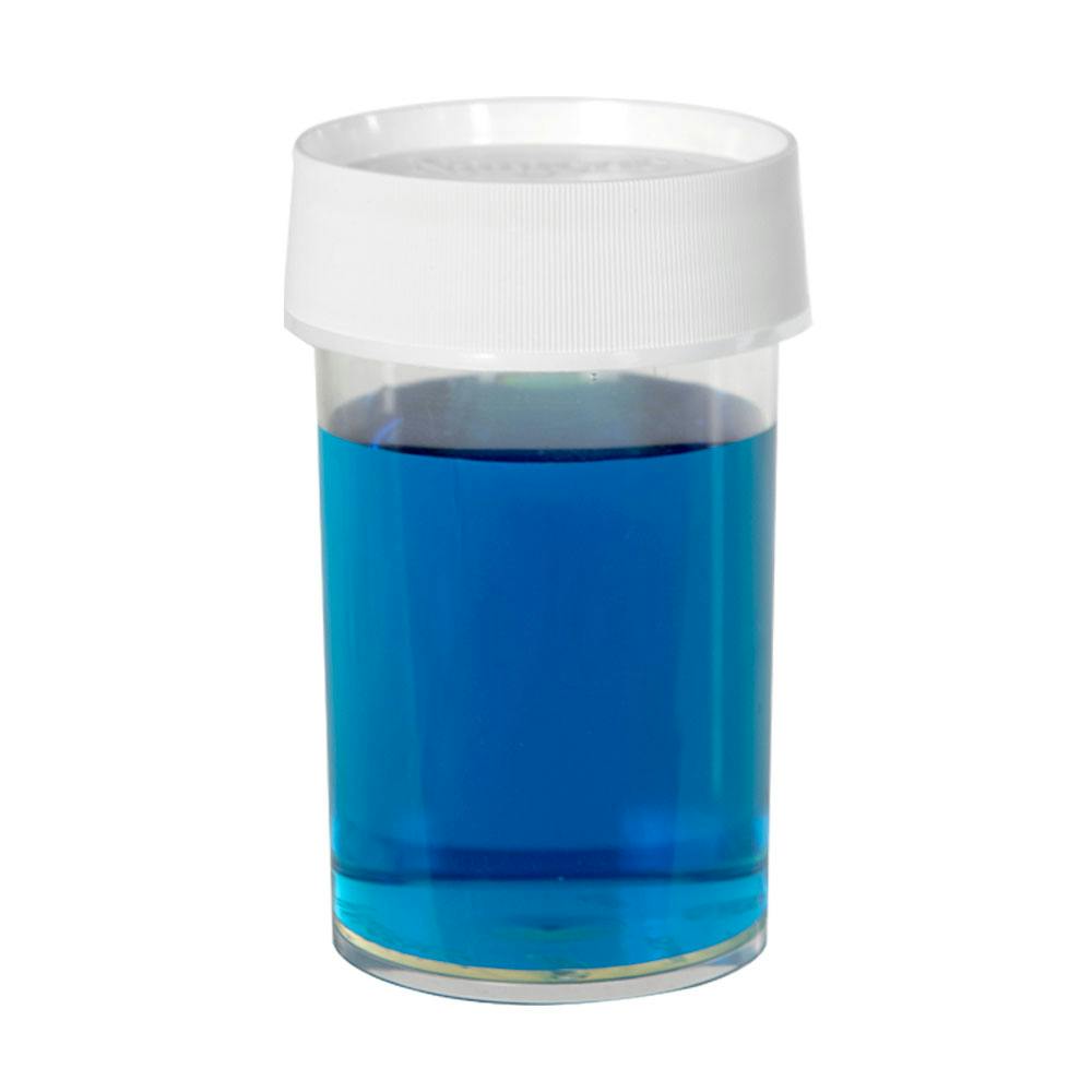 8 oz./250mL Nalgene™ Clear PMP Straight-Sided Round Jar with 70mm Cap