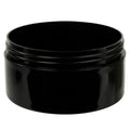 16 oz. Black Polypropylene Straight-Sided Thick-Walled Round Jar with 120/400 Neck (Cap Sold Separately)