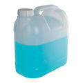 2-1/2 Gallon Natural HDPE Jug with Handle & 63mm Unlined Rieke Cap