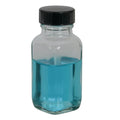 4 oz. Wide Mouth French Square Glass Bottle with 33/400 P Cap - Case of 120