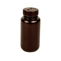 8 oz./250mL Nalgene™ Lab Quality Amber HDPE Wide Mouth Bottle with 43mm Cap