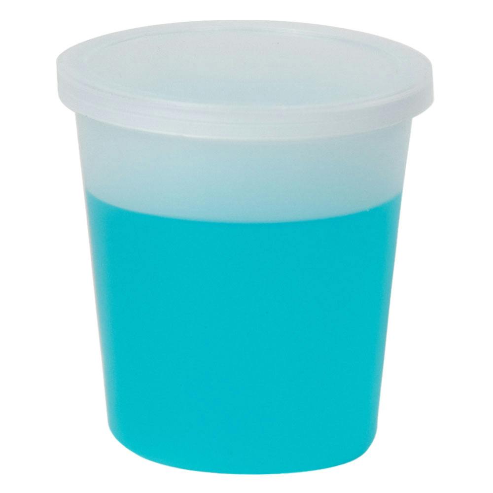 8 oz. Natural Specimen Containers with Lids - Case of 250