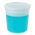16 oz. Natural Specimen Containers with Lids - Case of 100