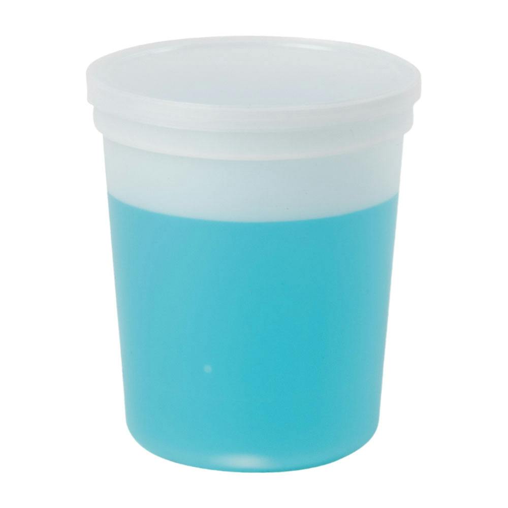 32 oz. Natural Specimen Containers with Lids - Case of 100