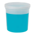 64 oz. Natural Specimen Containers with Lids - Case of 50