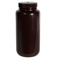 32 oz./1000mL Nalgene™ Amber HDPE Wide Mouth Economy Bottle with 63mm Cap
