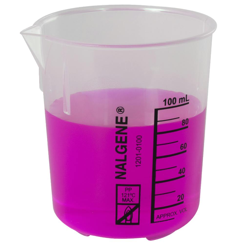 100mL Nalgene™ Polypropylene Clear Griffin Low Form Beaker