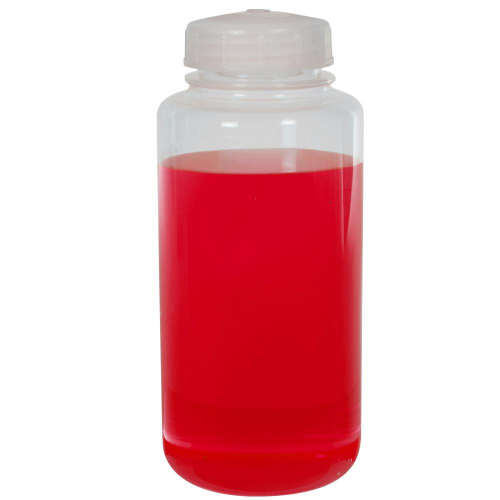 16 oz./500mL Nalgene™ FEP Wide Mouth Teflon™* Resin Bottle with 48mm Cap