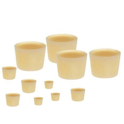 34D Versilic® Silicone Stoppers - 1.143" Top/1.379" Bottom Dia. x 1.182" Hgt.