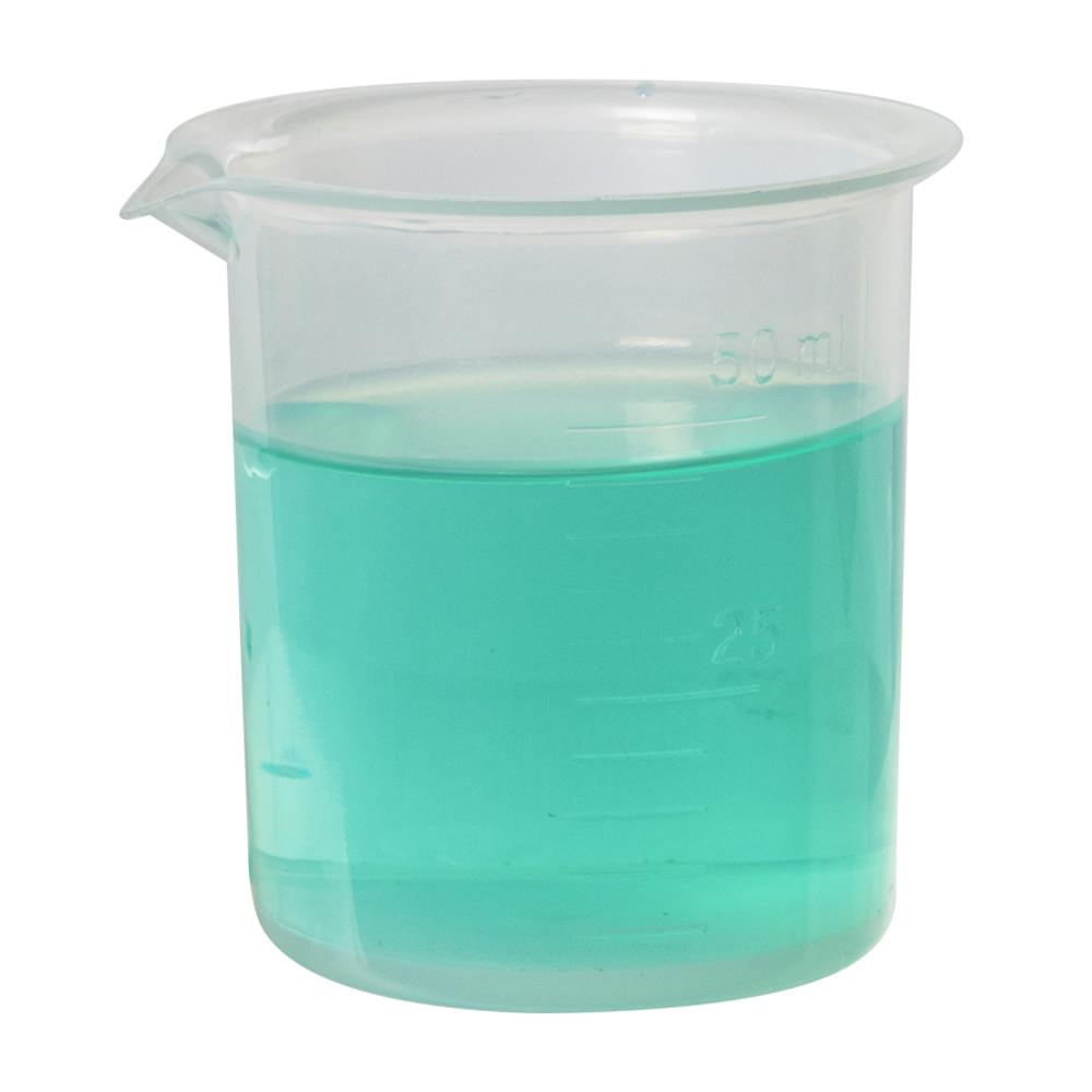 50mL Griffin Style Polypropylene Beaker