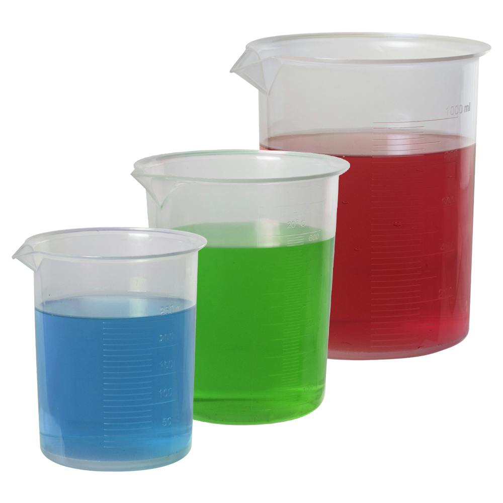 1000mL Griffin Style Polypropylene Beaker