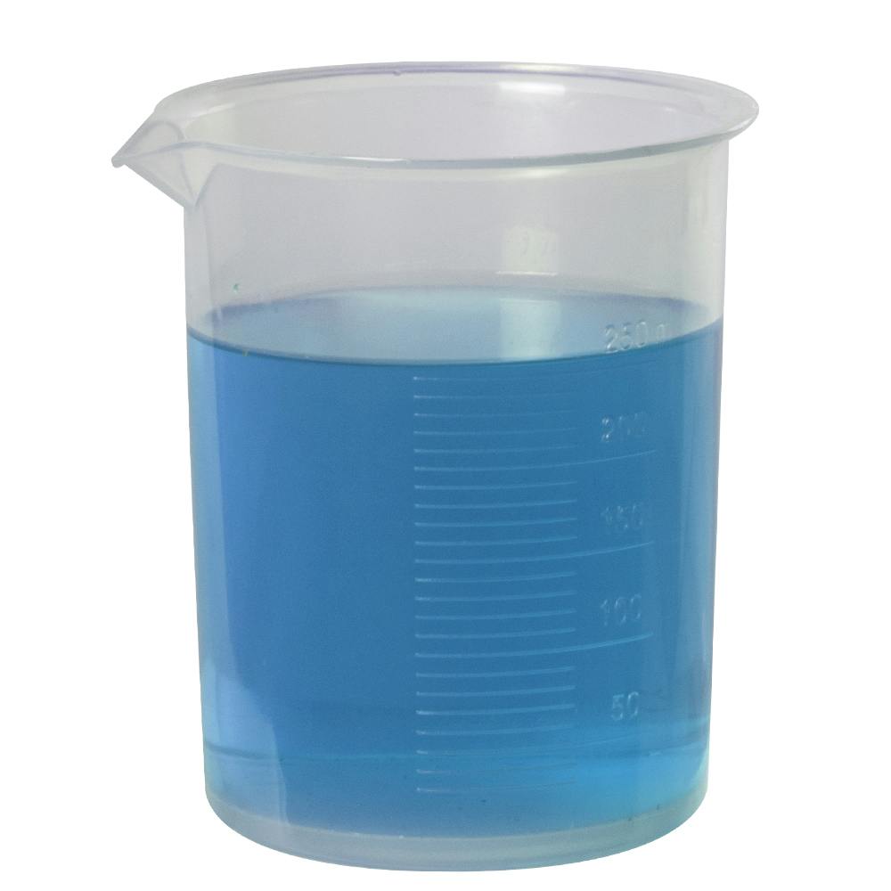 250mL Griffin Style Polypropylene Beaker