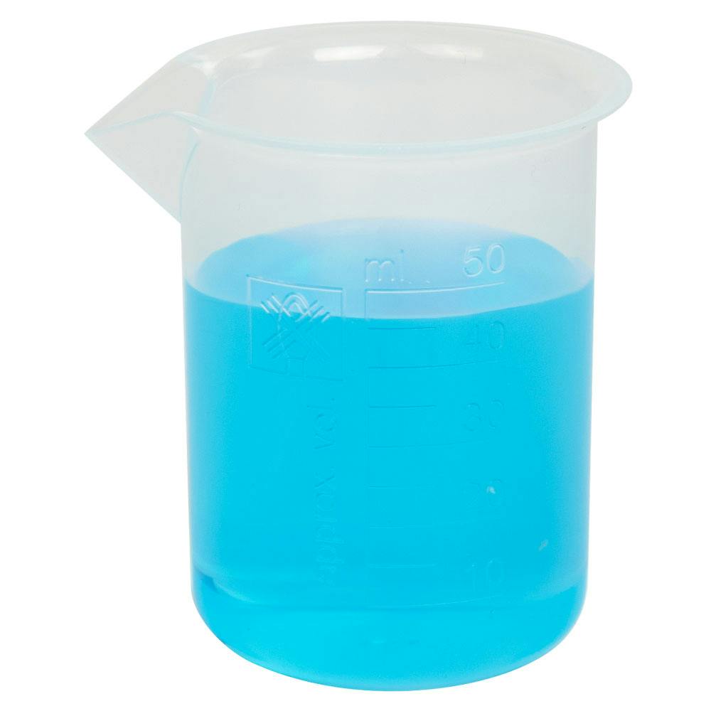 50mL Polypropylene New Style Beaker