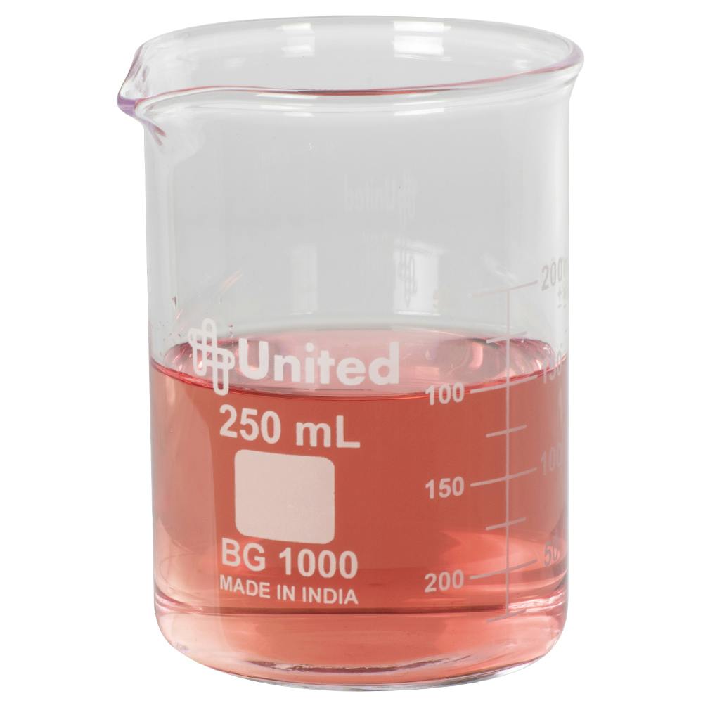 250mL Low Form Glass Beaker