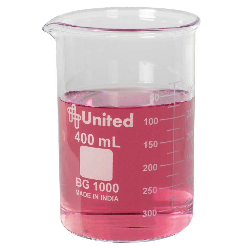 400mL Low Form Glass Beaker