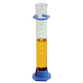 250mL Glass Cylinders with Plastic Hex Base