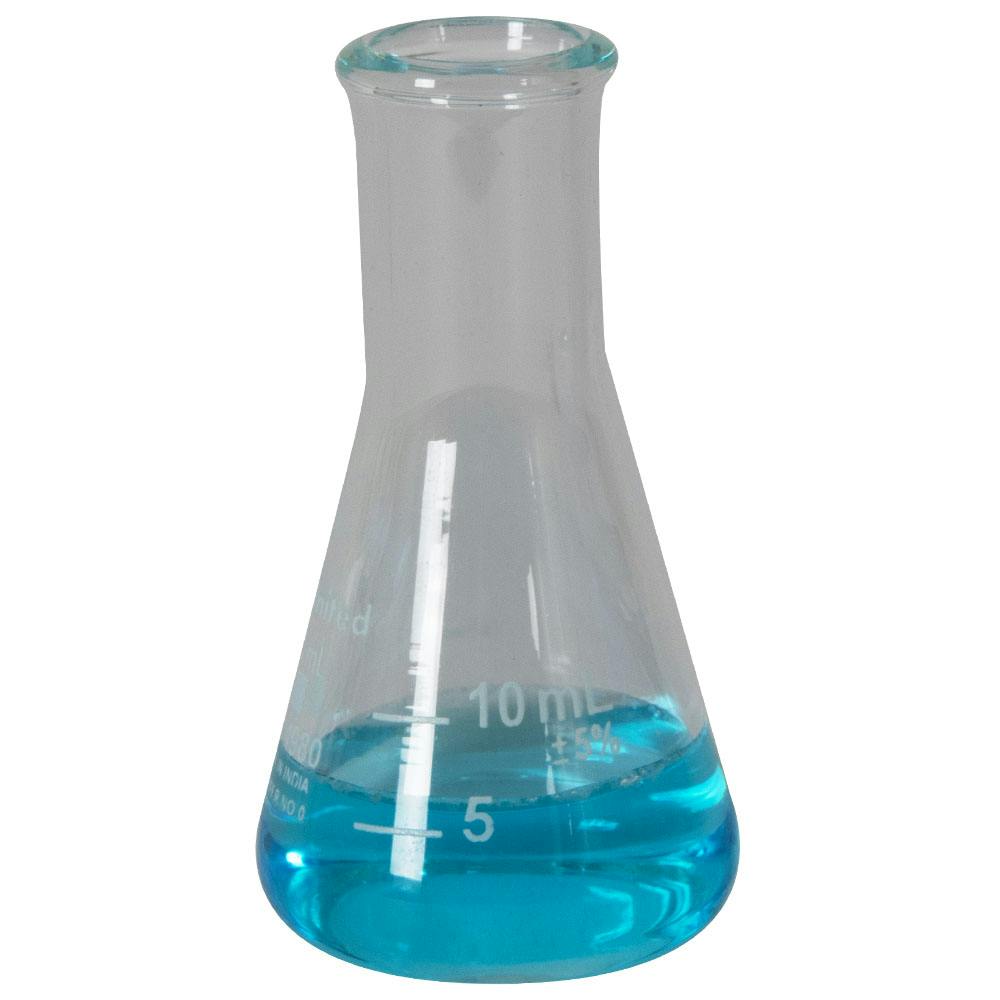 10mL Narrow Mouth Glass Erlenmeyer Flask