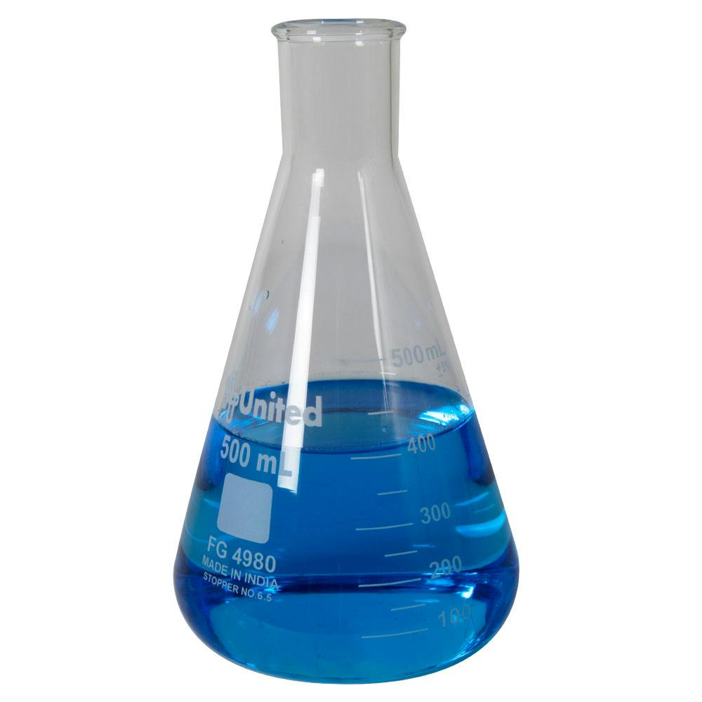 500mL Narrow Mouth Glass Erlenmeyer Flask