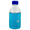 1000mL Clear Glass Round Media Storage Bottle with GL45 Cap