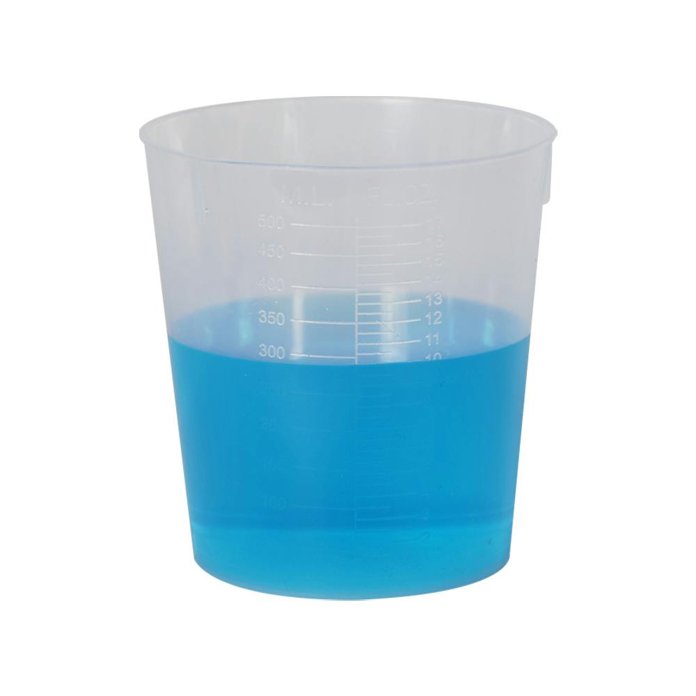 500mL Natural Polypropylene Stackable Beakers - Package of 25