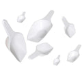 Set of 7 Polypropylene Laboratory Scoops