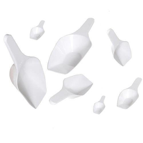 Set of 7 Polypropylene Laboratory Scoops