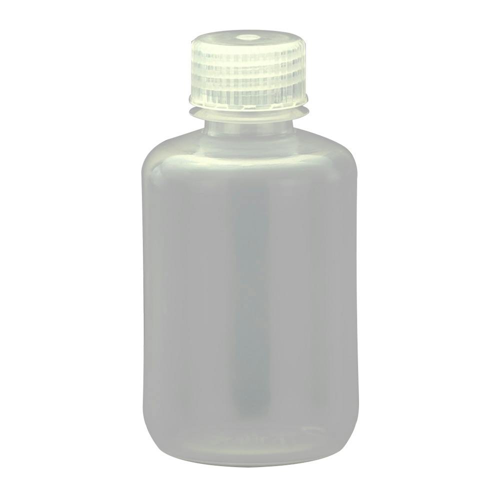 125mL Narrow Mouth Natural Polypropylene Reagent Bottle with 24/415 Polypropylene Cap - Package of 12